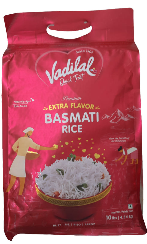 VADILAL - EXTRA FLAVOR BASMATI RICE - 10LB